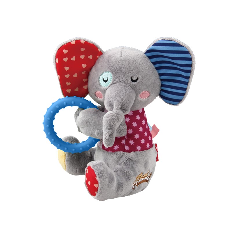 Plush Friendz with TPR Ring — Elephant