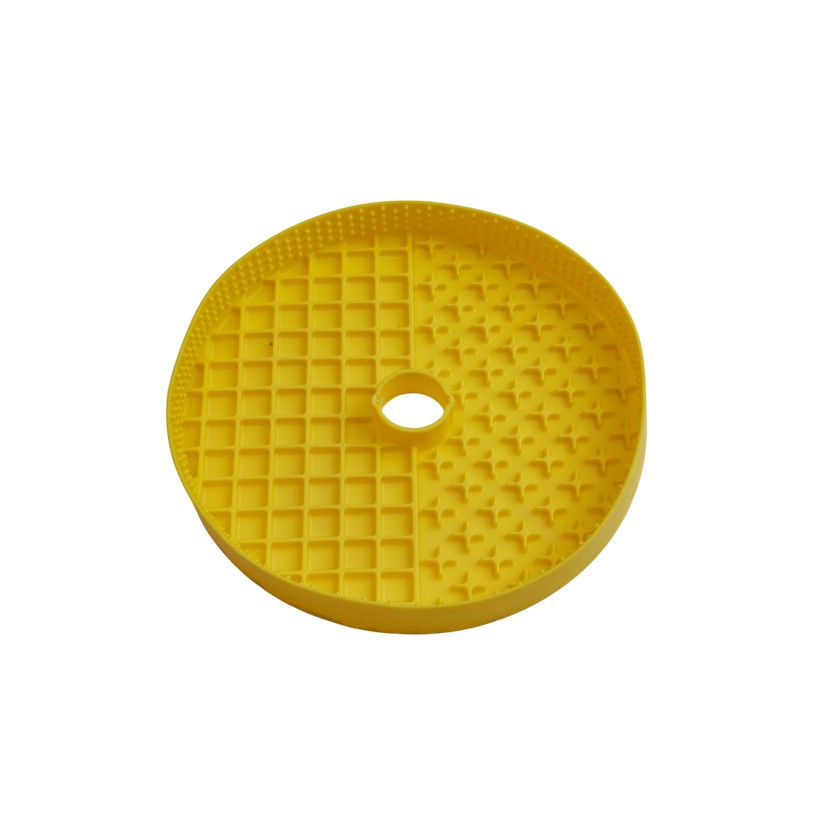 Puzzle Lick Bowl Accessory — Yellow