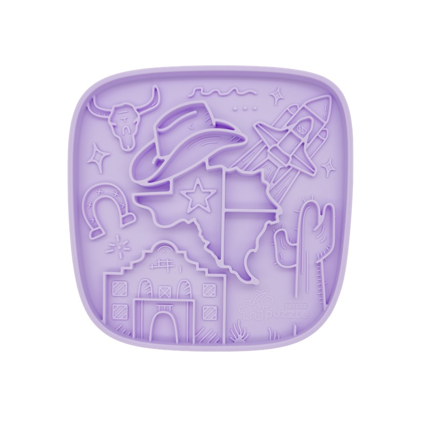 Puzzle Mat Enrich Feeder — TX - Purple