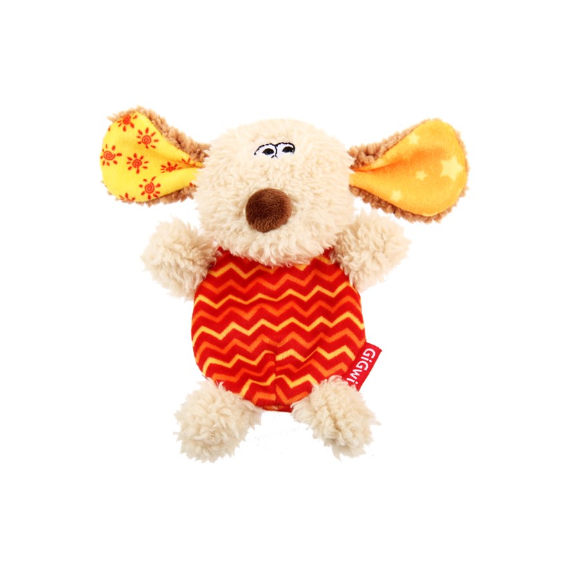Plush Friendz with Refillable Squeaker — Dog