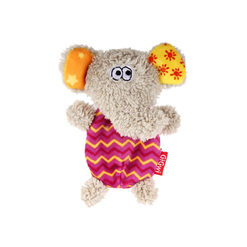 Plush Friendz with Refillable Squeaker — Elephant