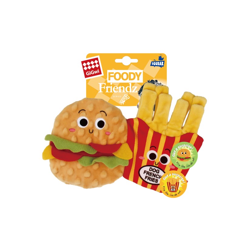Foodzy Friendz — Hamburger & French Fries